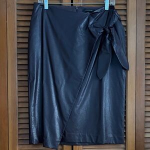 Anne Klein Asymmetrical Black Skirt